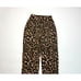 Reformation Sera Leopard Pants Women 6 High Rise Straight Leg Zip Closure Slit