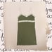 vintage olive green hollister lace camisole