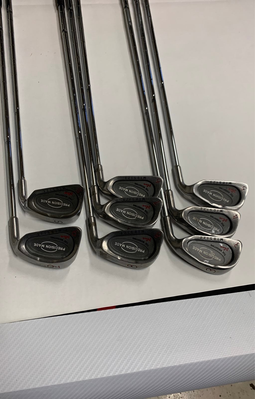 Precision made golf irons.