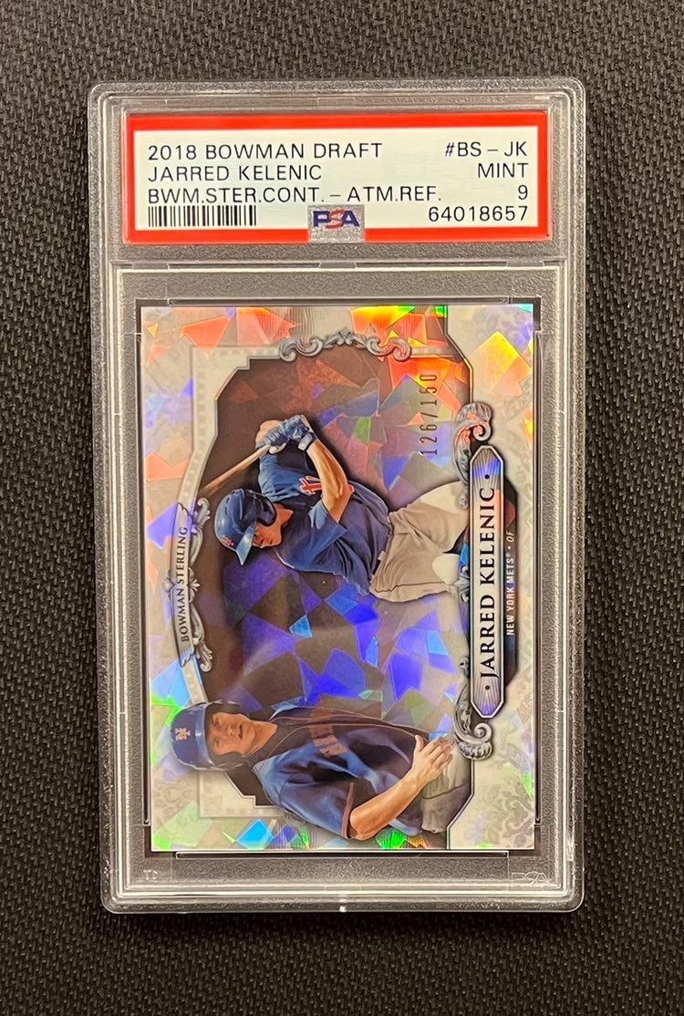 2018 Bowman Sterling Jarred Kelenic RC /150 PSA 9