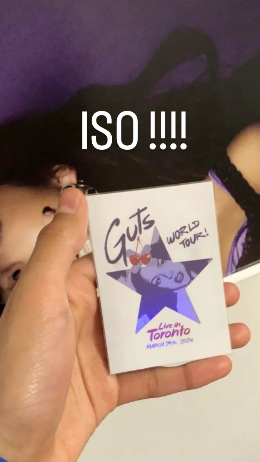 olivia rodrigo trading card
