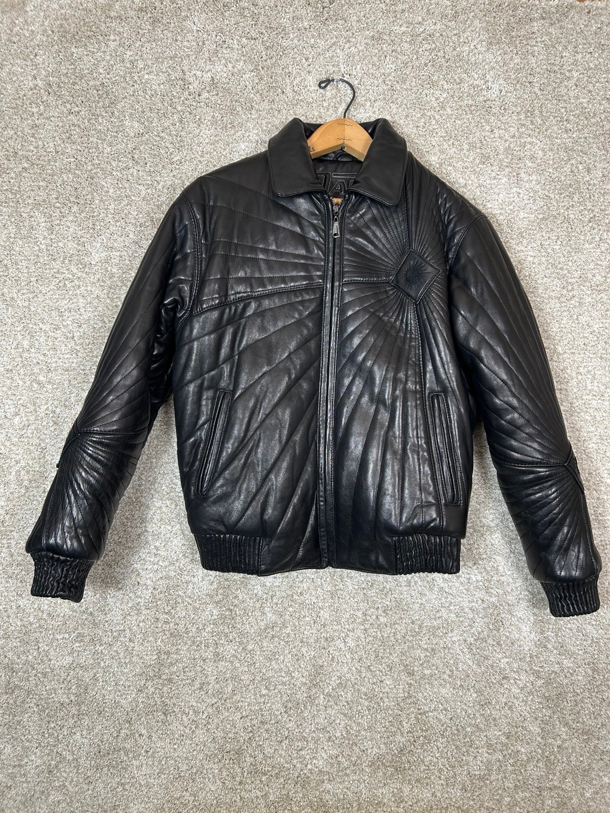 Knoles & Carter DAMU Women’s Genuine Leather Jacket Size S Vintage