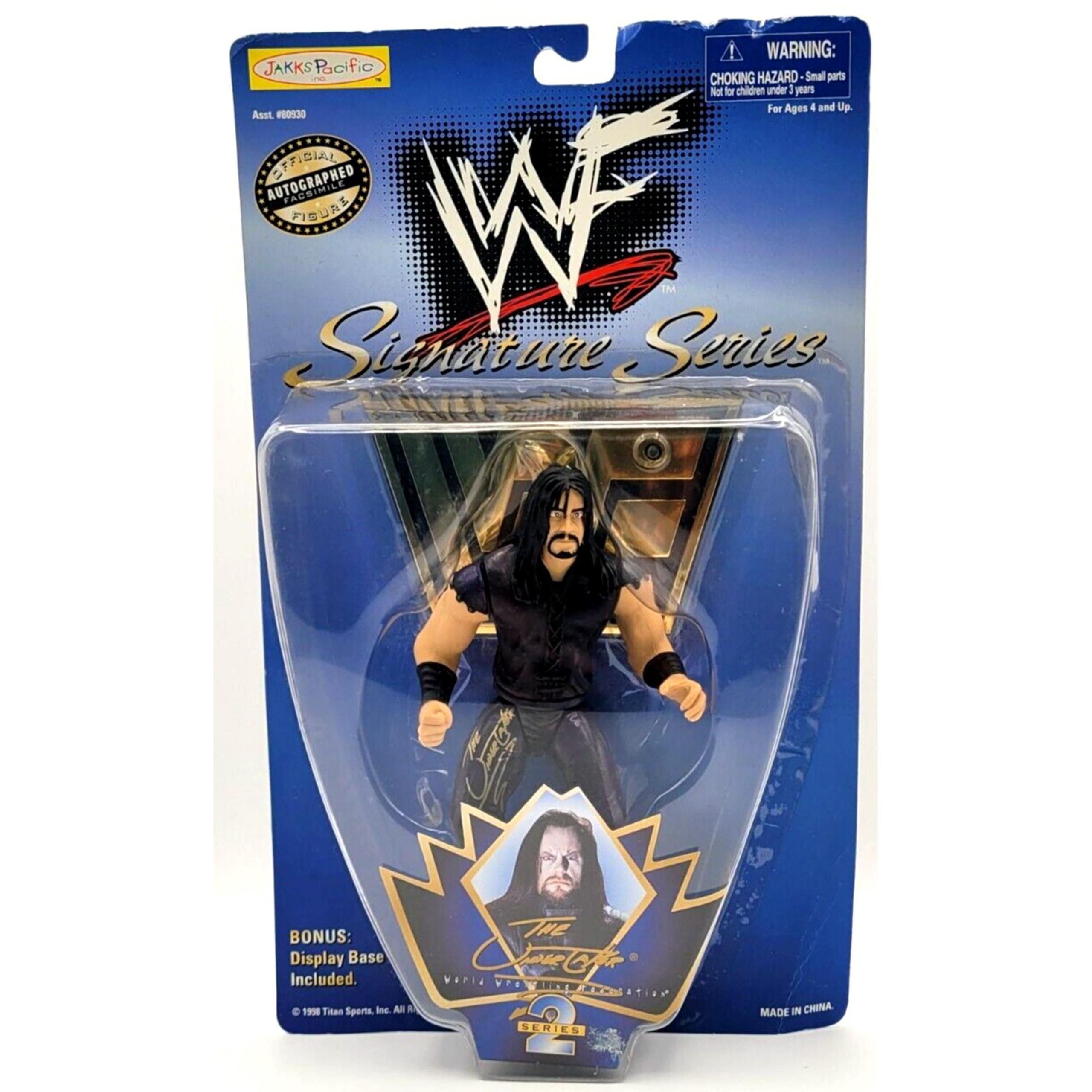 UNDERTAKER WWF SIGNATURE SERIES SERIES 2 1998 SEALED ACTION FIGURE - WWE