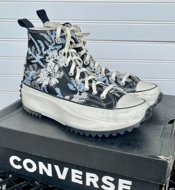 Converse Run Star Hike Hi 'Hybrid Floral' Saturn Blue Black Egret 171399C