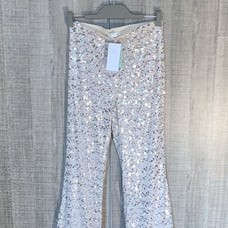 H&M Flared Sequined Pants