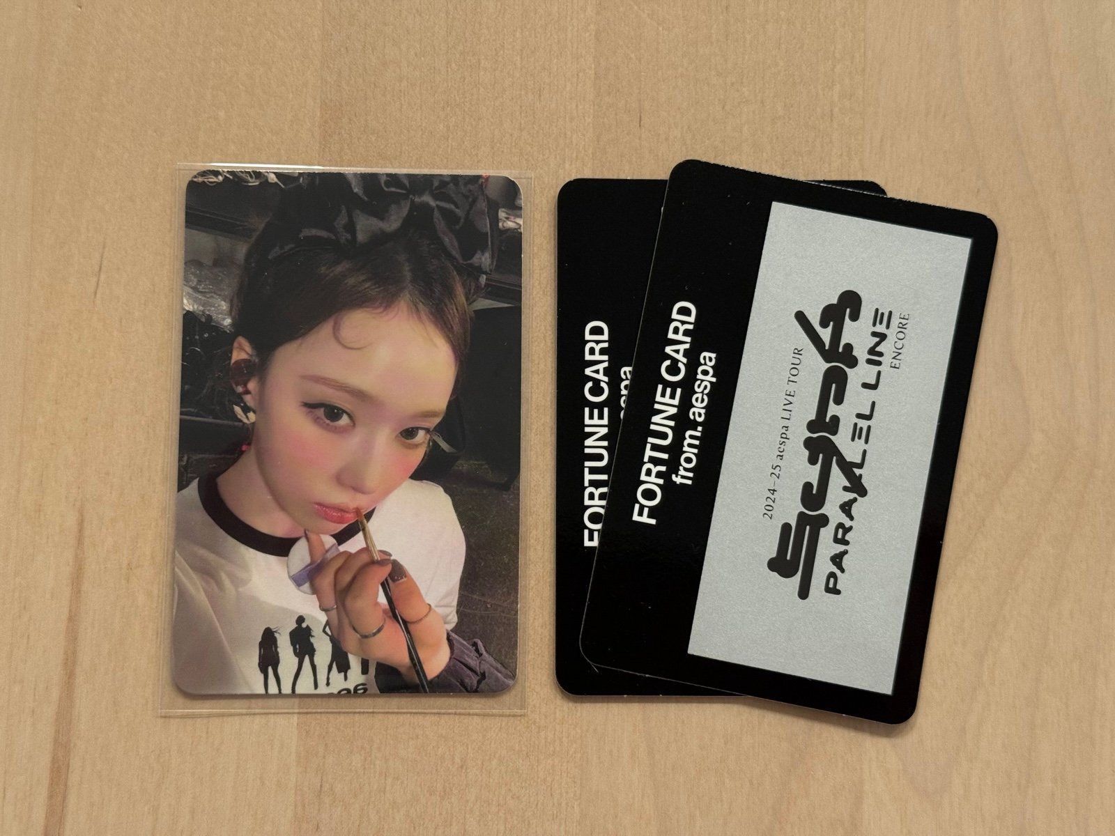 aespa Karina Armageddon QQ music starlight 3 stars photocard
