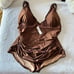 J.CREW Ruched femme one-piece swimsuit NWT plus size 24 BROWN