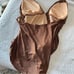 J.CREW Ruched femme one-piece swimsuit NWT plus size 24 BROWN