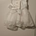 Infants white lace trim 3mths dress