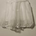 Infants white lace trim 3mths dress