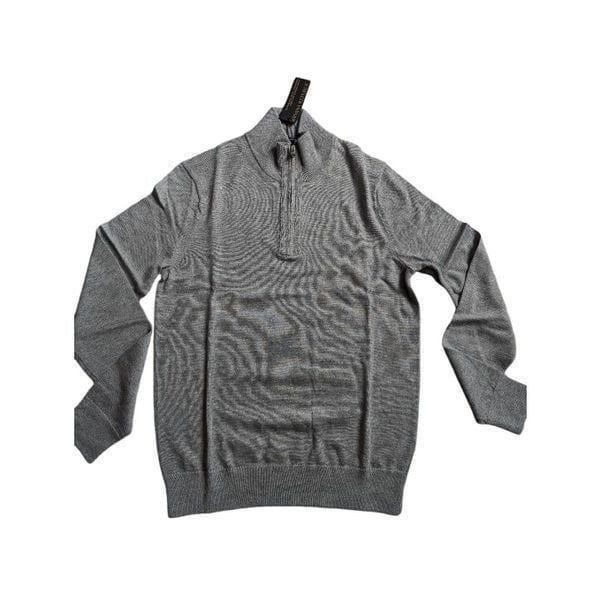 Banana Republic Italian Merino wool quarter zip Small