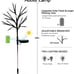 Solar Flowers Lights Garden Decor Solar Garden Lights Outdoor Decorative 2 Set