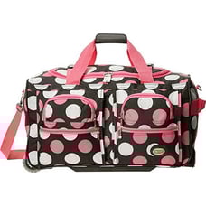 Rockland Women's Rolling Wheel Duffle Bag Travel Vacation Luggage Heavy Duty 22
