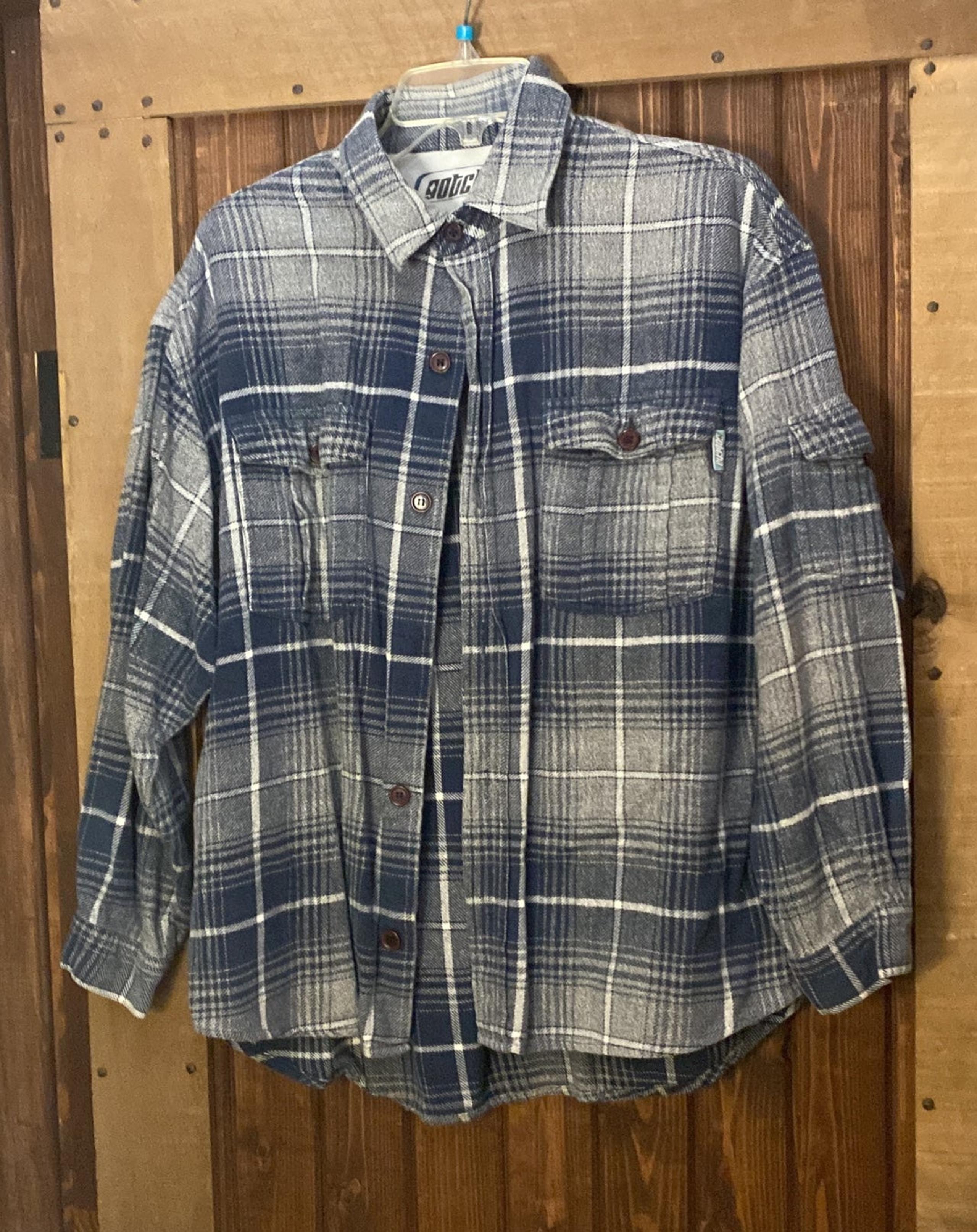 Flannel Gotcha long sleeve button front shirt