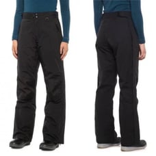Slalom Cara Side Zip Snow Pants Women's Black Snow Insulated Pant