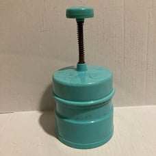 Vintage Popeil Chop-o-Matic Food Chopper Turquoise Blue