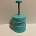 Vintage Popeil Chop-o-Matic Food Chopper Turquoise Blue