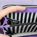 Marc Tetro Zip Around Bichon Frisee Purple Wallet