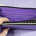 Marc Tetro Zip Around Bichon Frisee Purple Wallet