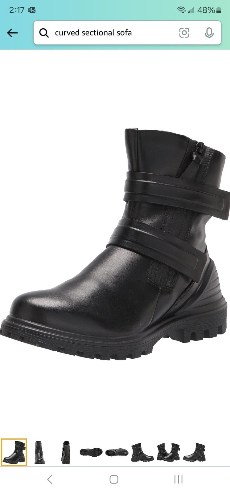 ECCO Women's Tredtray Moto Fashion Boot