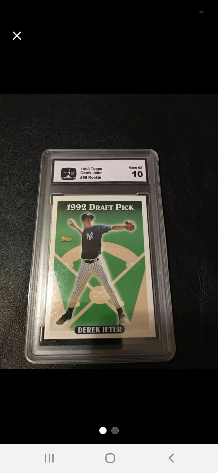 derek jeter rookie card