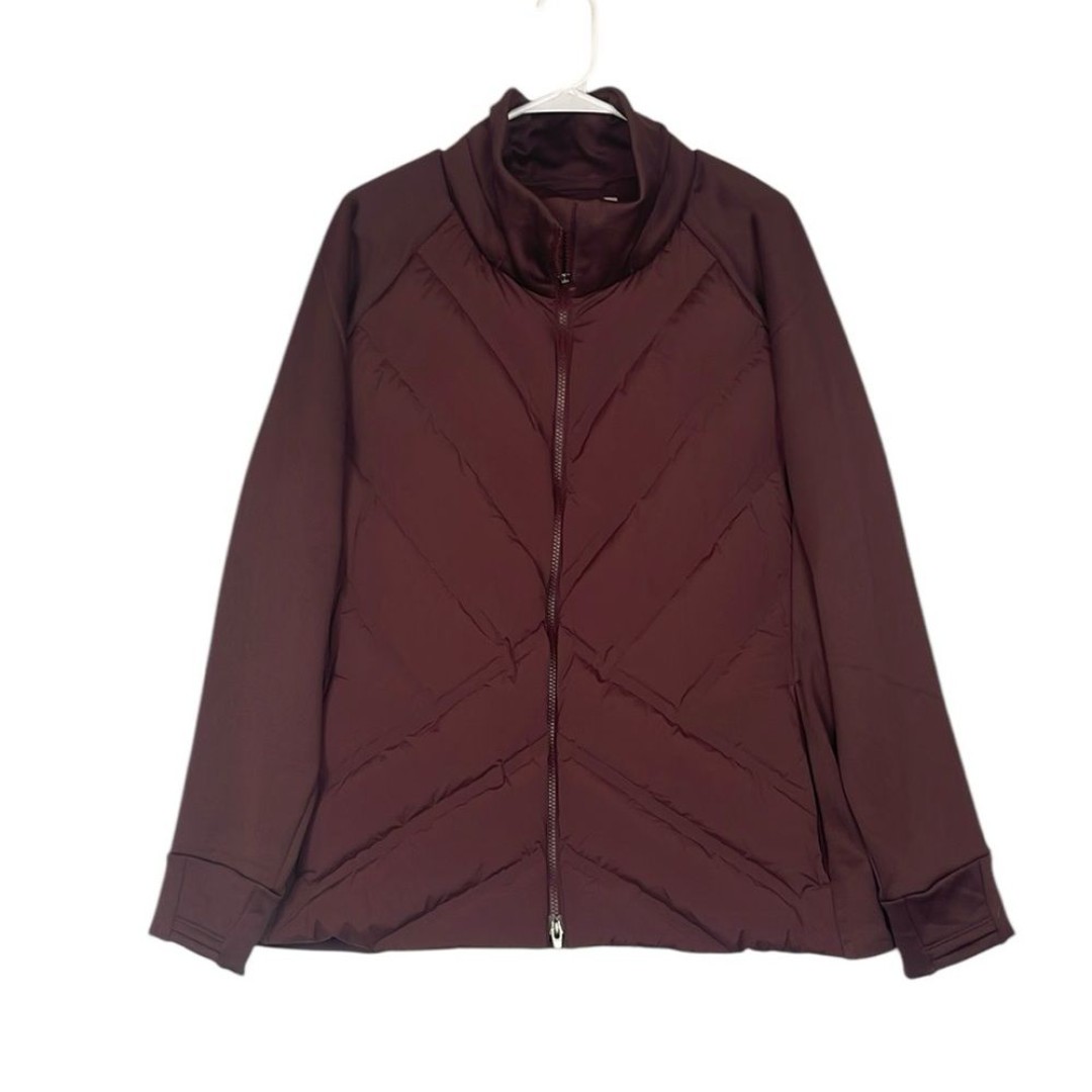 Athleta Inlet down filled puffer quilted jacket coat warm winter plus size