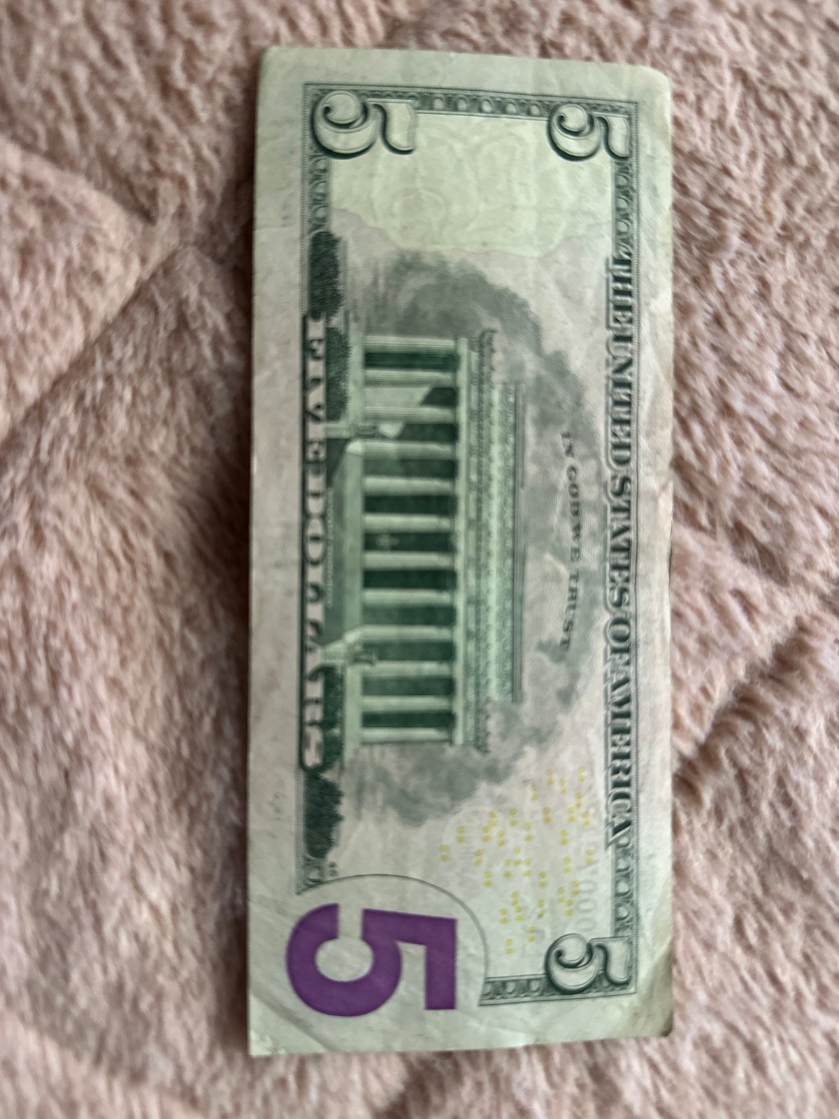 Rare Five Dollar Star Note