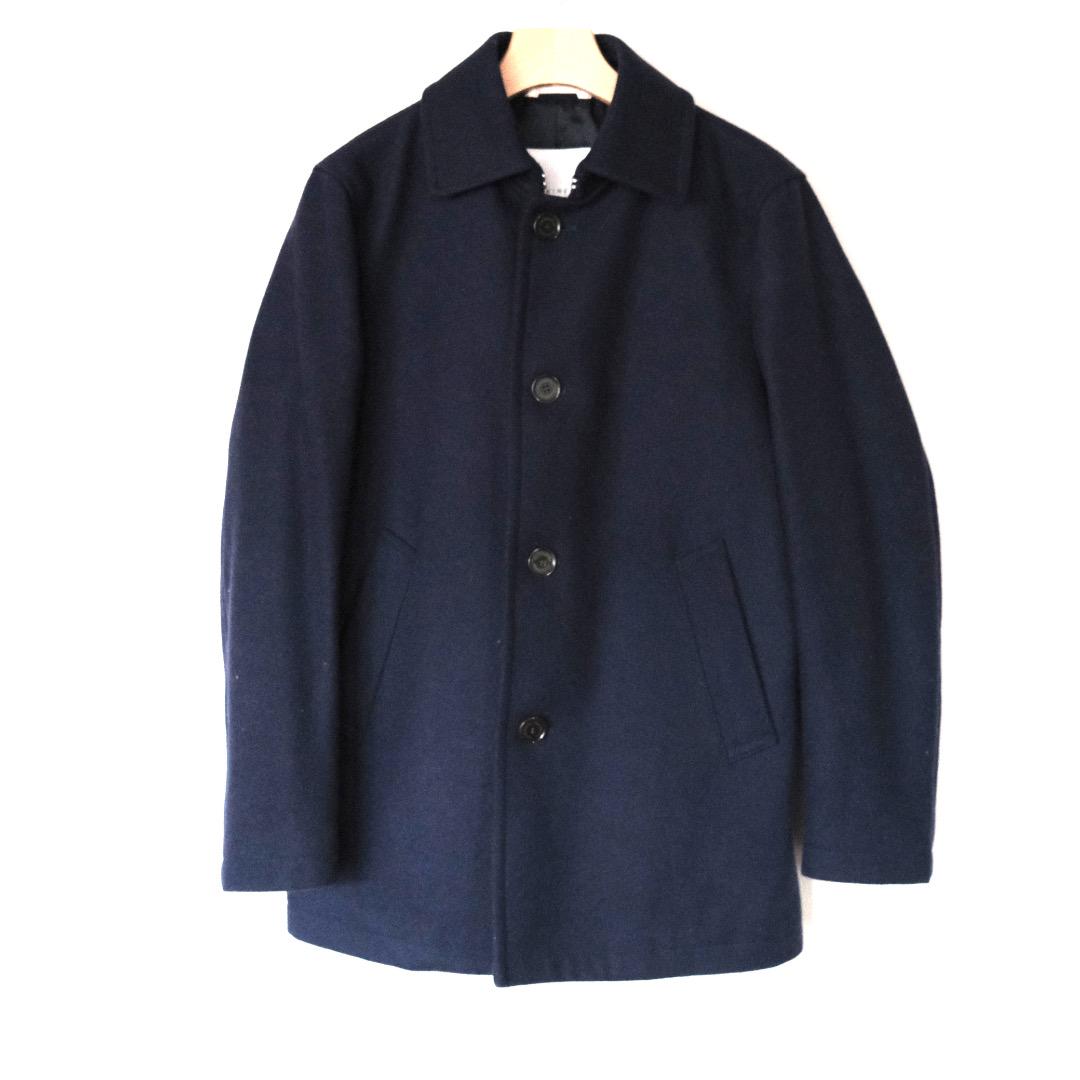 MACKINTOSH Admiral Melton Wool Peacoat Navy 38 (Approx. Size M)