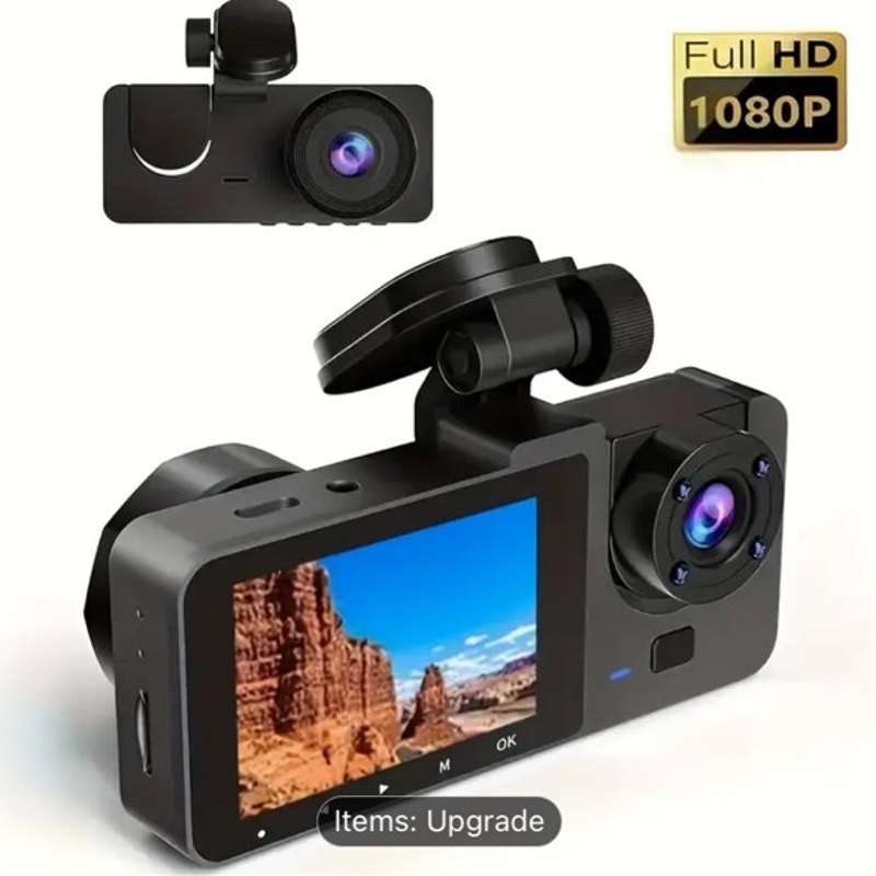 NWT ~ 2 Lens Full HD Night Vision G-Sensor Vehicle Black Box DVR HDR Dash Cam