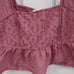 AMERICAN EAGLE Crop Ruffle Top Sz M