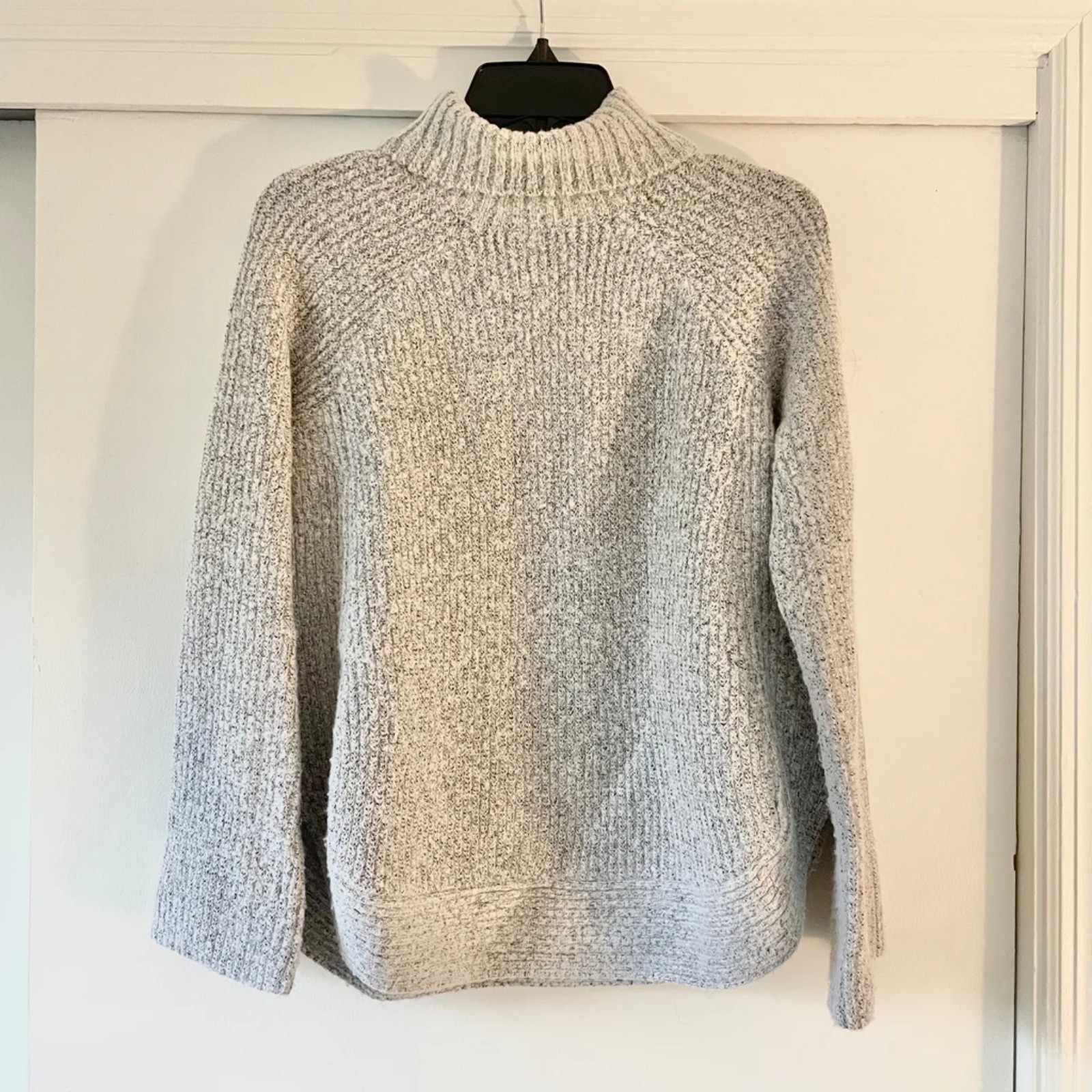 white sweater