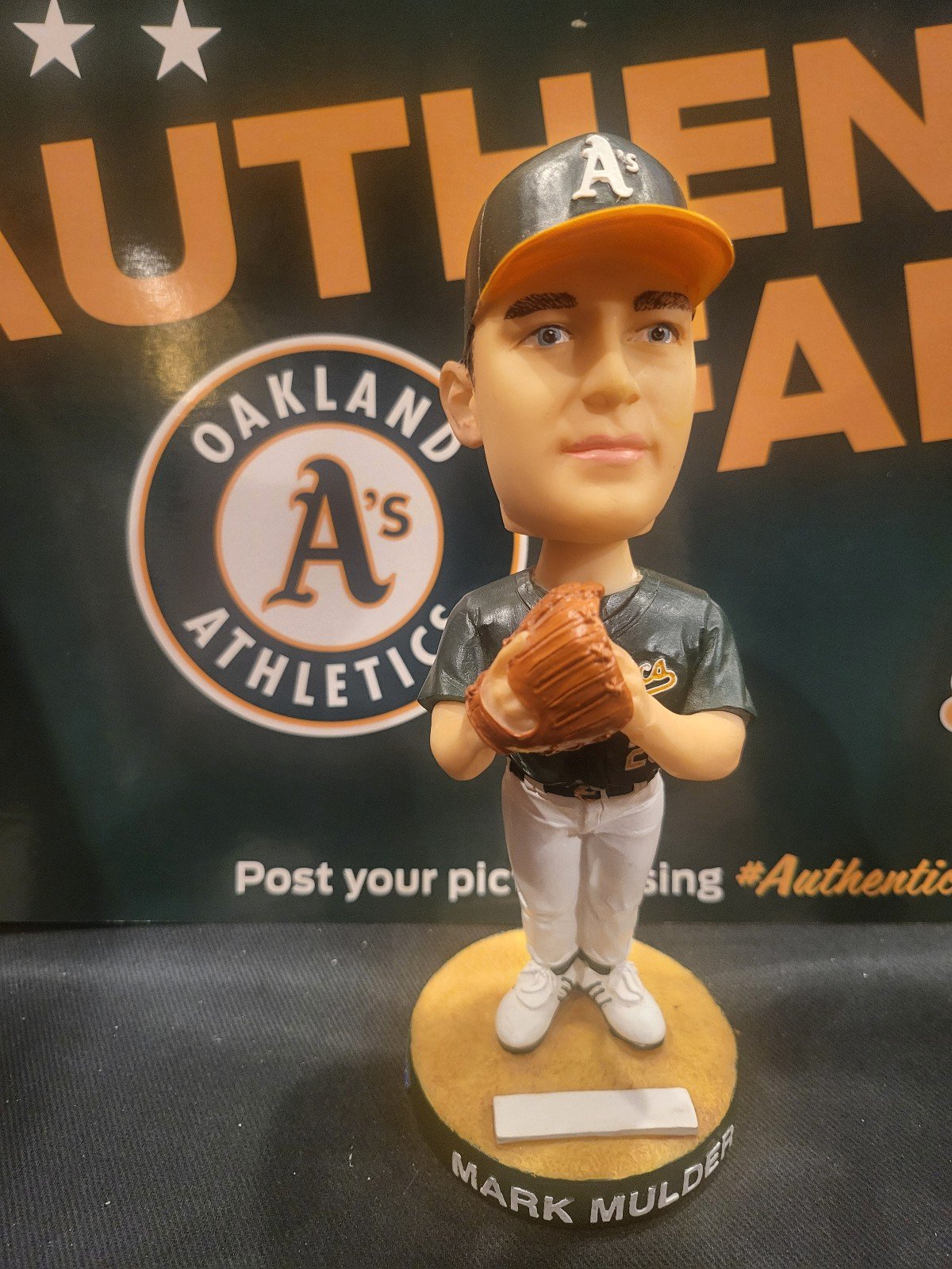 Mark Mulder signed bobblehead