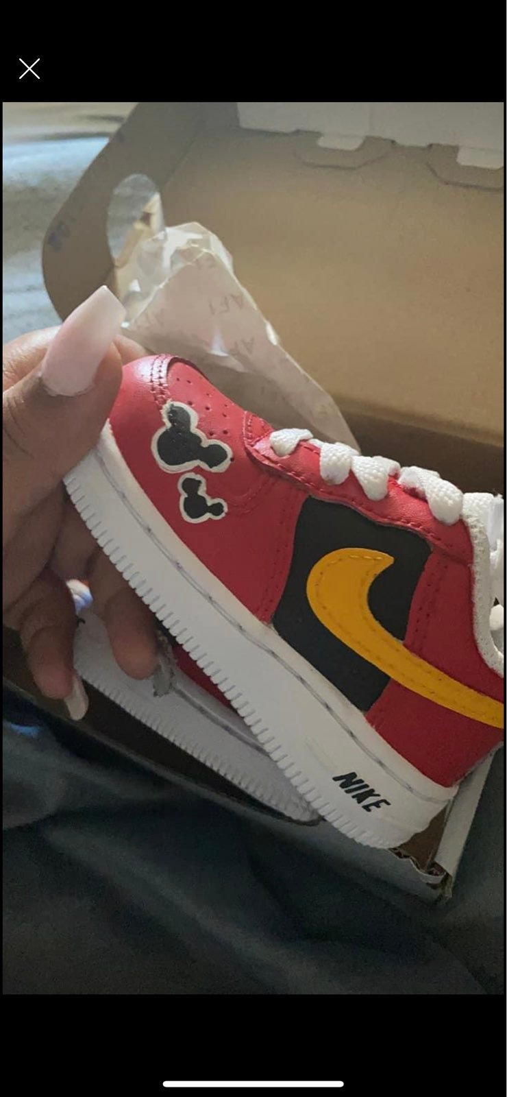 Mickey mouse custom air force 1