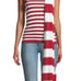 NWT Victoria Tomas Draped One Shoulder Strip Top Size 42 -US 6