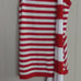 NWT Victoria Tomas Draped One Shoulder Strip Top Size 42 -US 6