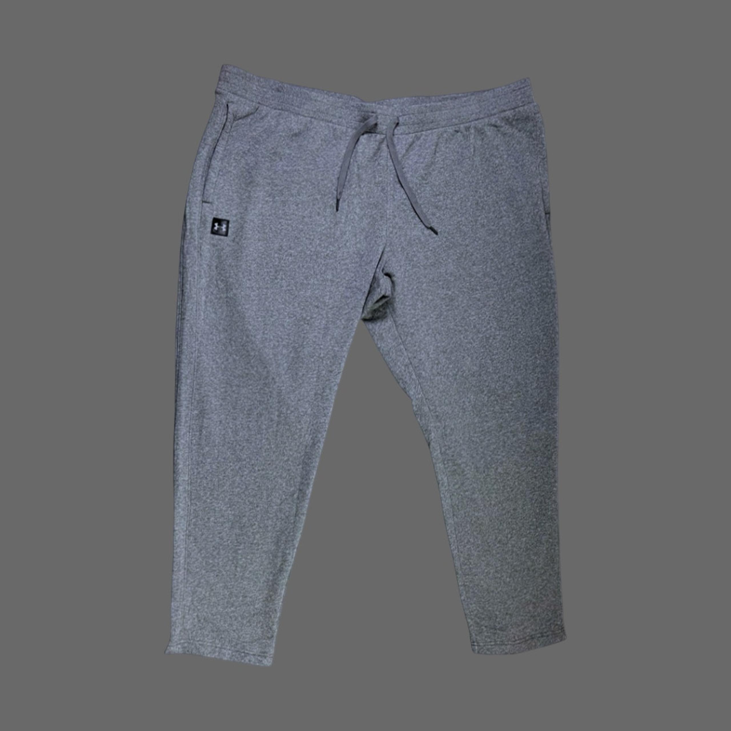 Under Armour UA Men's UA Rival Fleece Pants DK Gray Size 5XL NWT 1320739-020