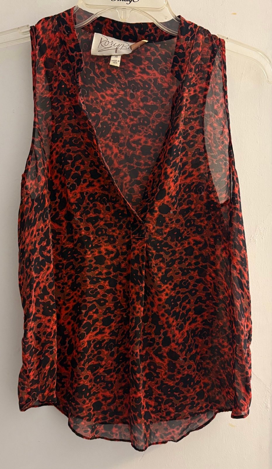 Rory Beca 100% Silk Top Size XS