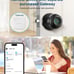 Fingerprint Door Knob Black