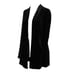 Eileen Fisher NEW 398 Sz PP Black Velour Rayon Silk Jacket Wrap