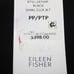 Eileen Fisher NEW 398 Sz PP Black Velour Rayon Silk Jacket Wrap