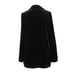 Eileen Fisher NEW 398 Sz PP Black Velour Rayon Silk Jacket Wrap