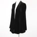 Eileen Fisher NEW 398 Sz PP Black Velour Rayon Silk Jacket Wrap