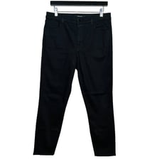J Brand Alana High Rise Crop Jeans Black EUC - 31