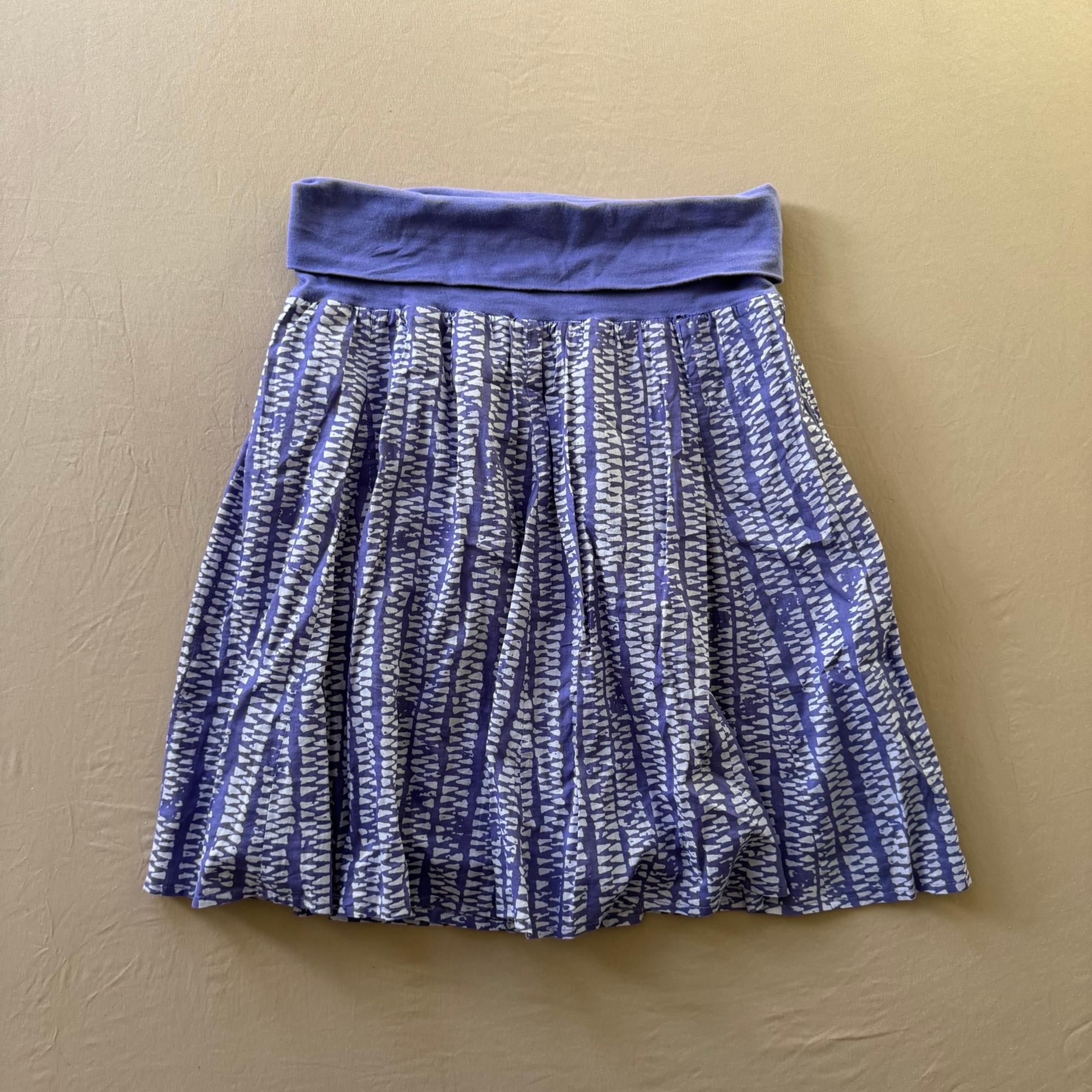 Vintage Gap Cotton Jersey Pleated Skirt