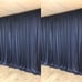 10 Pieces Black Backdrop Event Curtain Decoration 10 feet wide x 9 feet high