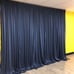 10 Pieces Black Backdrop Event Curtain Decoration 10 feet wide x 9 feet high