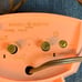Vintage MCM 1956 General Electric Telechron Alarm Clock Atomic Design Pink