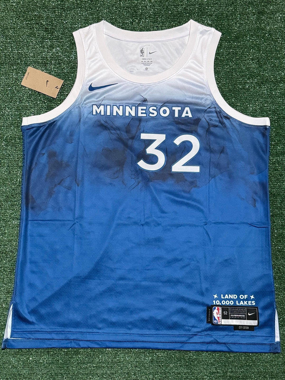 Karl-Anthony Towns Minnesota Timberwolves 2023-24 Nike City Edition Jersey 52/XL