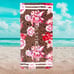 NEW Victoria’s Secret Cheetah Peony beach towel