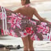 NEW Victoria’s Secret Cheetah Peony beach towel